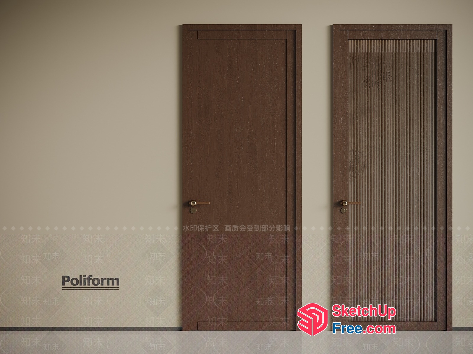 Poliform Doors And Windows 3D SketchUp File