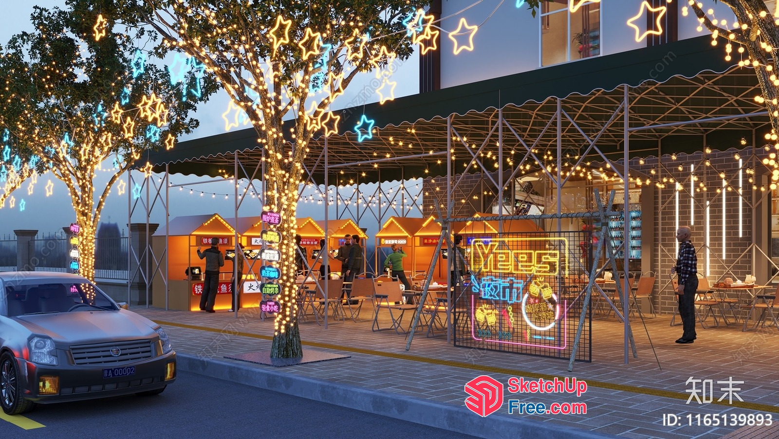 Commercial Street Cladding 3D SketchUp File