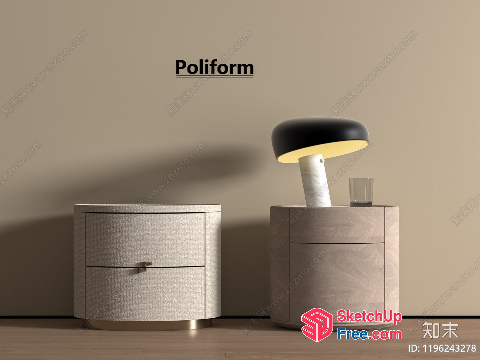 Poliform Furniture 3D SketchUp File