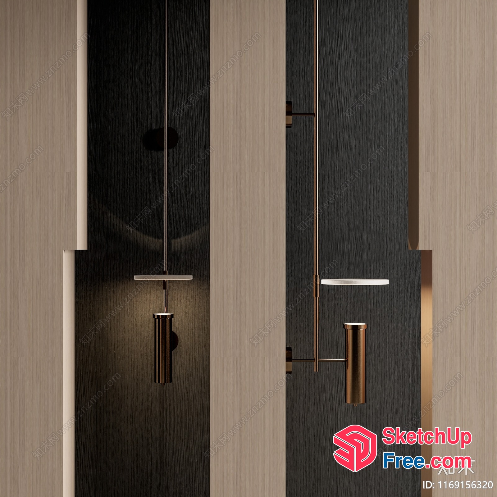 Modern Door Hardware Design Elements 3D SketchUp File
