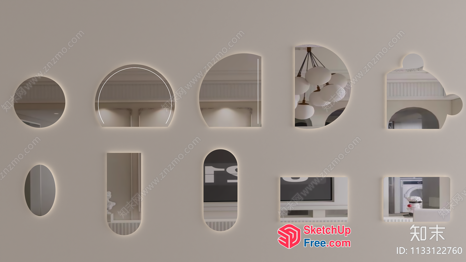 Interior Design Elements 3D SketchUp File