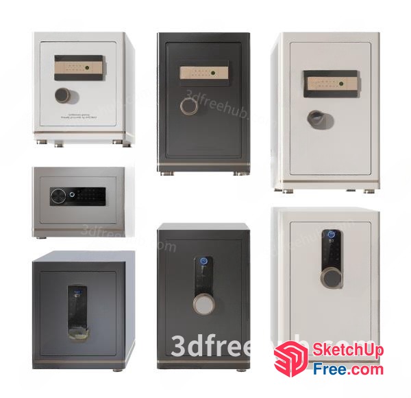 Safes Collection 3D SketchUp File