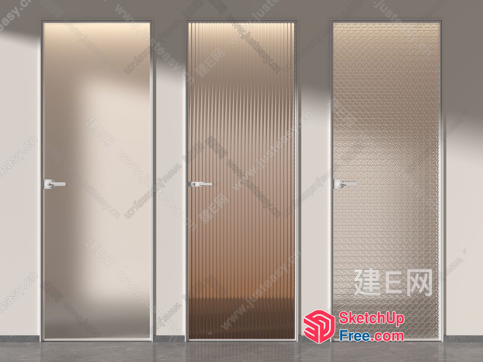 Elegant And Modern Doors 3D SketchUp File
