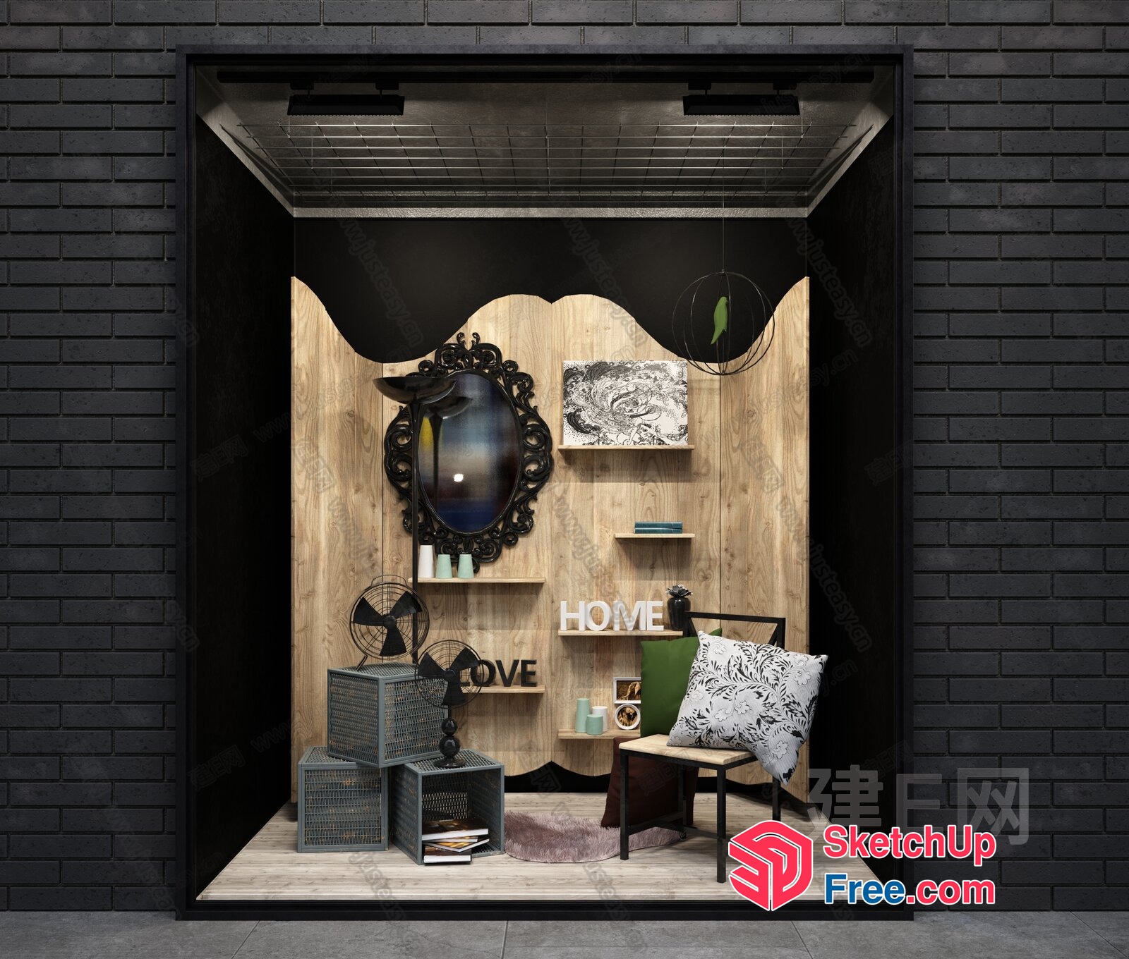 Modern Home Decor Interior 3D SketchUp File