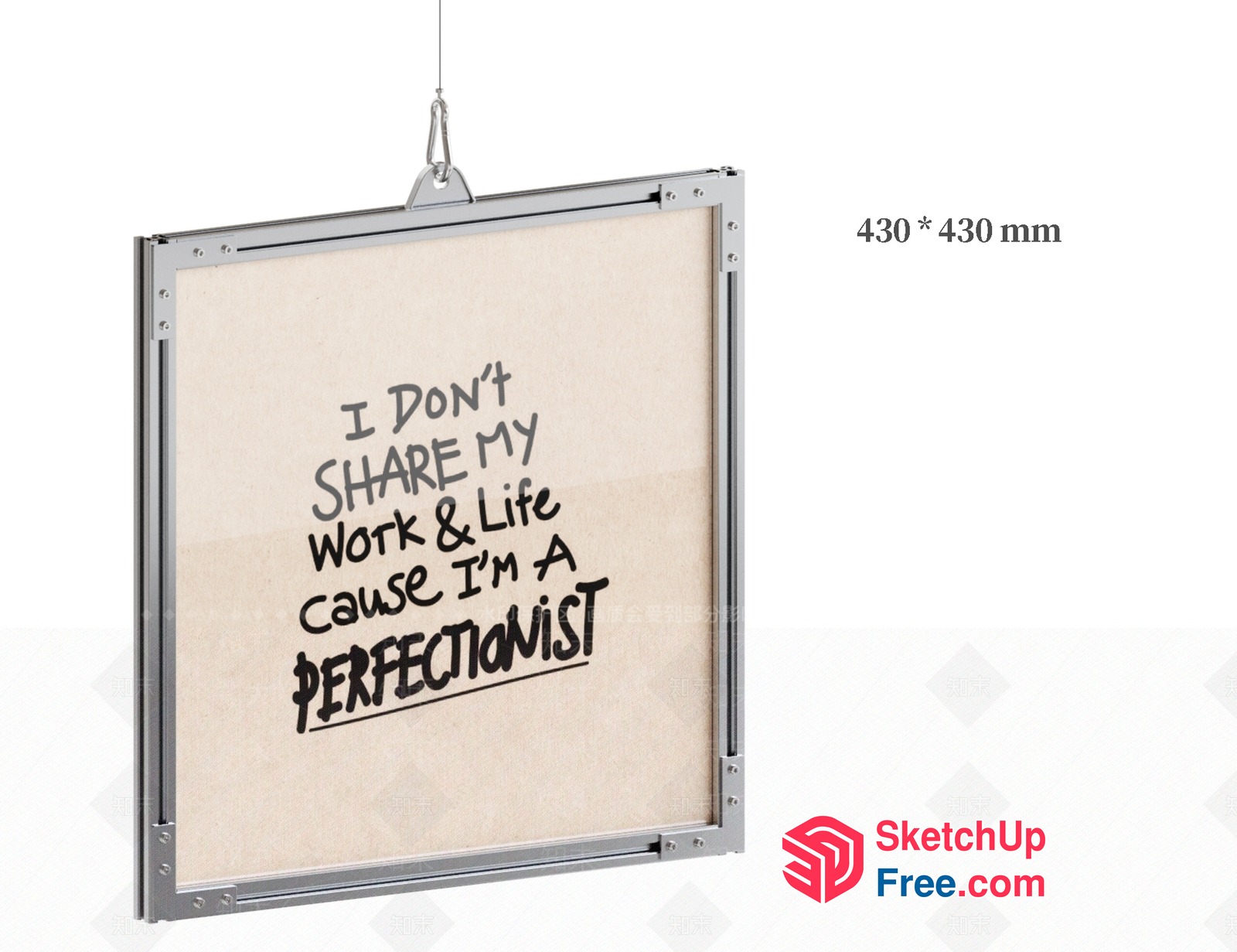A Perfectionist'S Workspace 3D SketchUp File