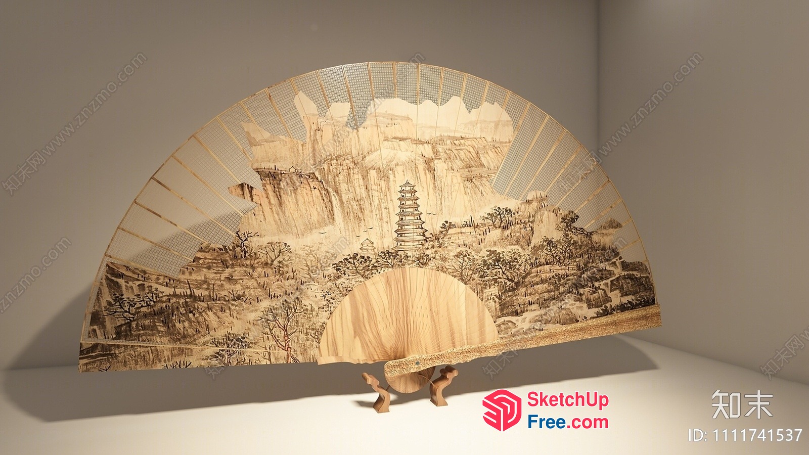 Traditional Chinese Landscape Design 3D SketchUp File