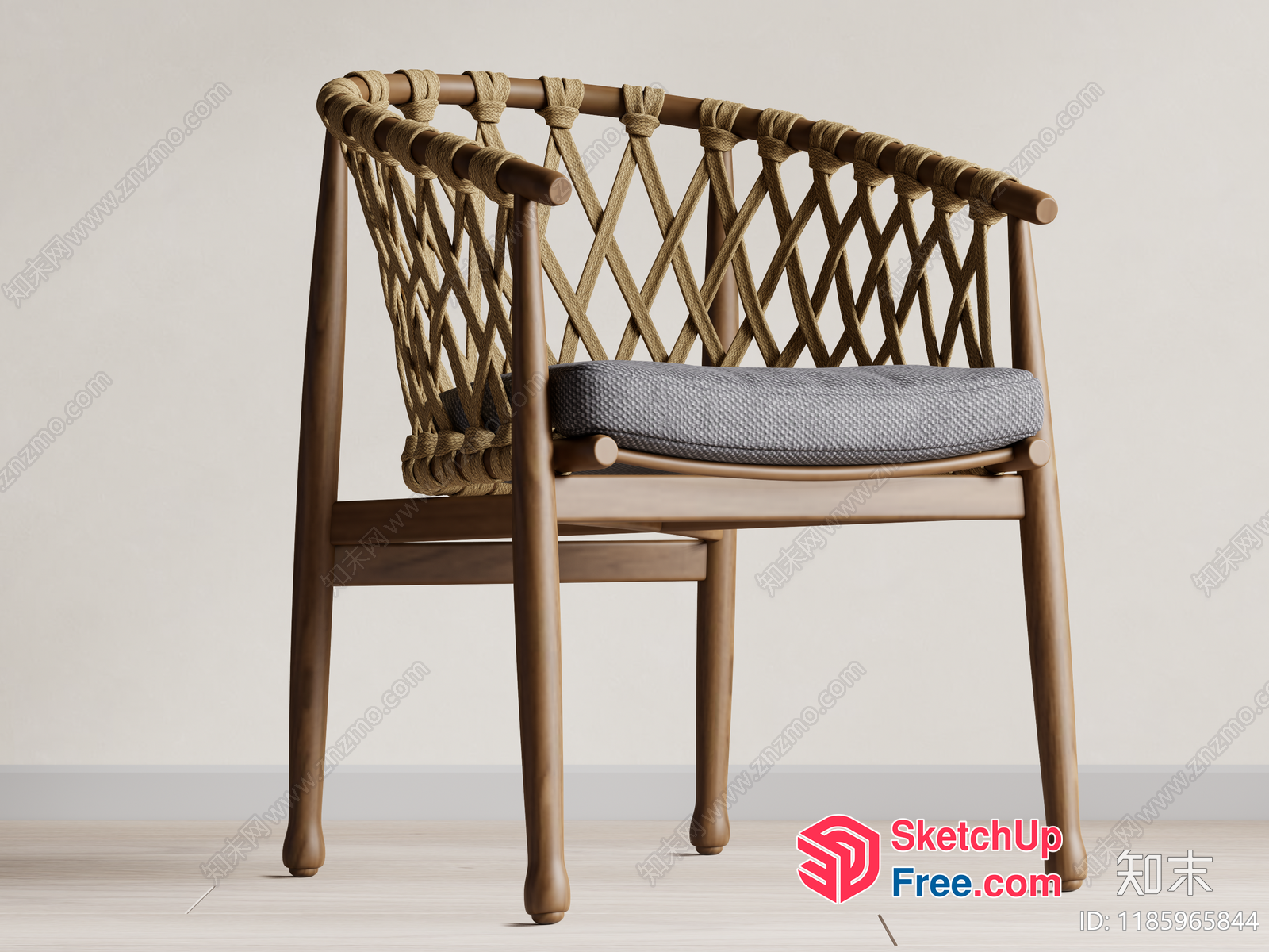 Elegant And Comfortable Chair For Relaxation 3D SketchUp File