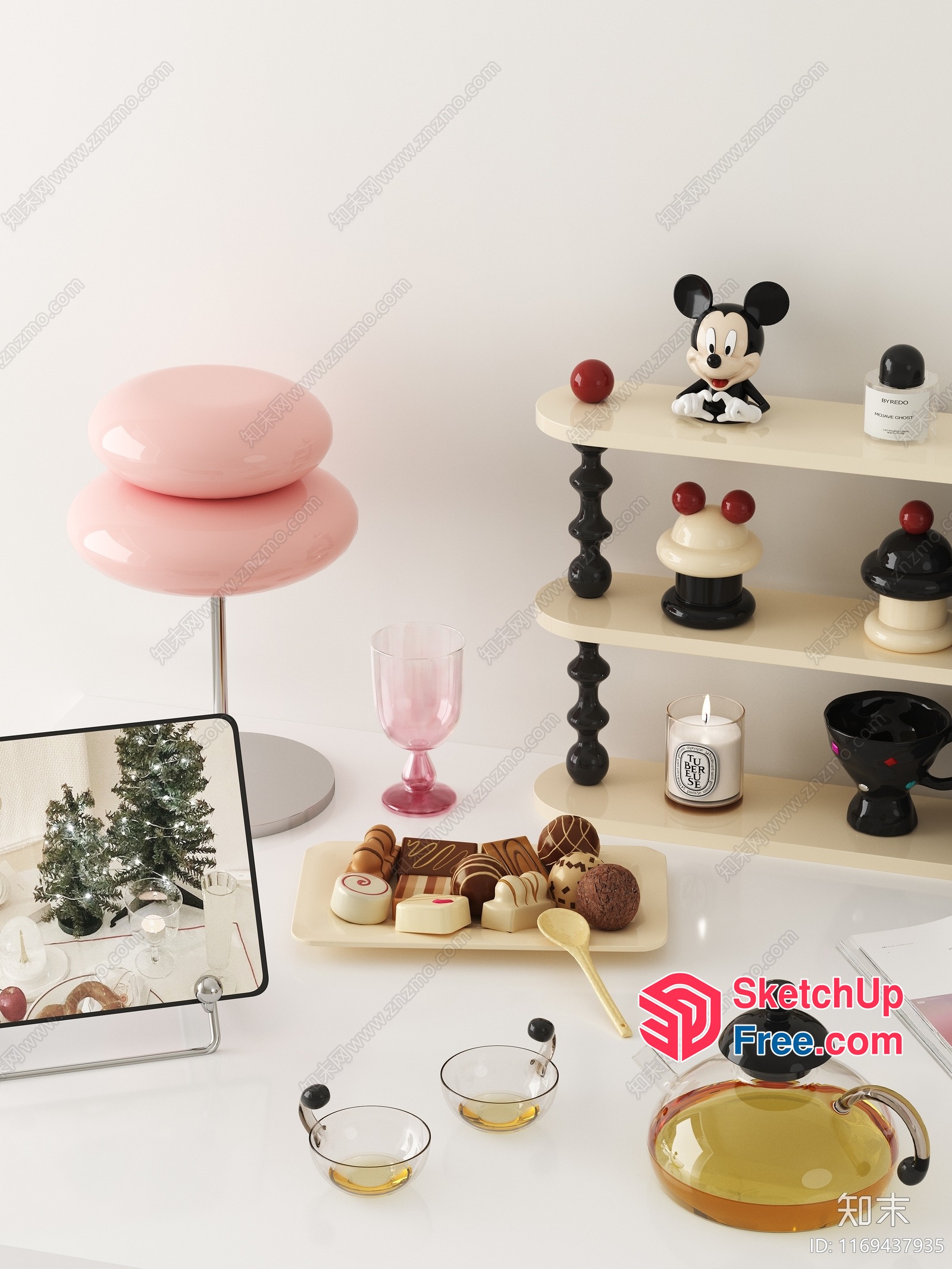 Modern Home Decor With Mickey Mouse Theme 3D SketchUp File