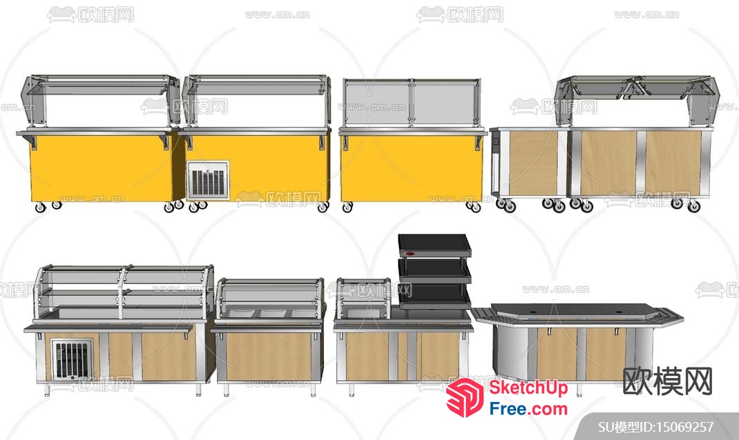 Commercial Street Food Truck 3D SketchUp File