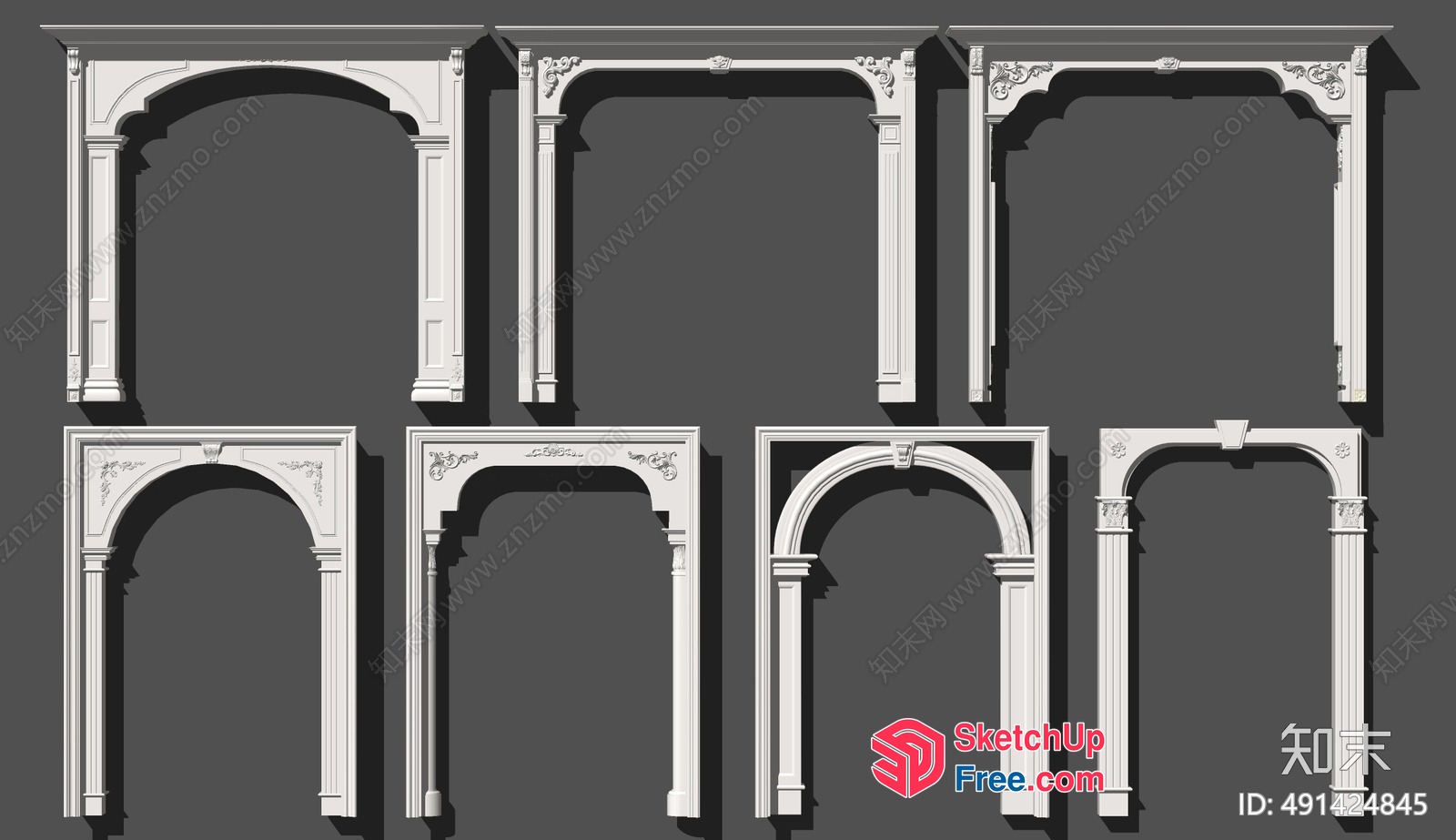 Classic Moulding Design For Elegant Interiors 3D SketchUp File