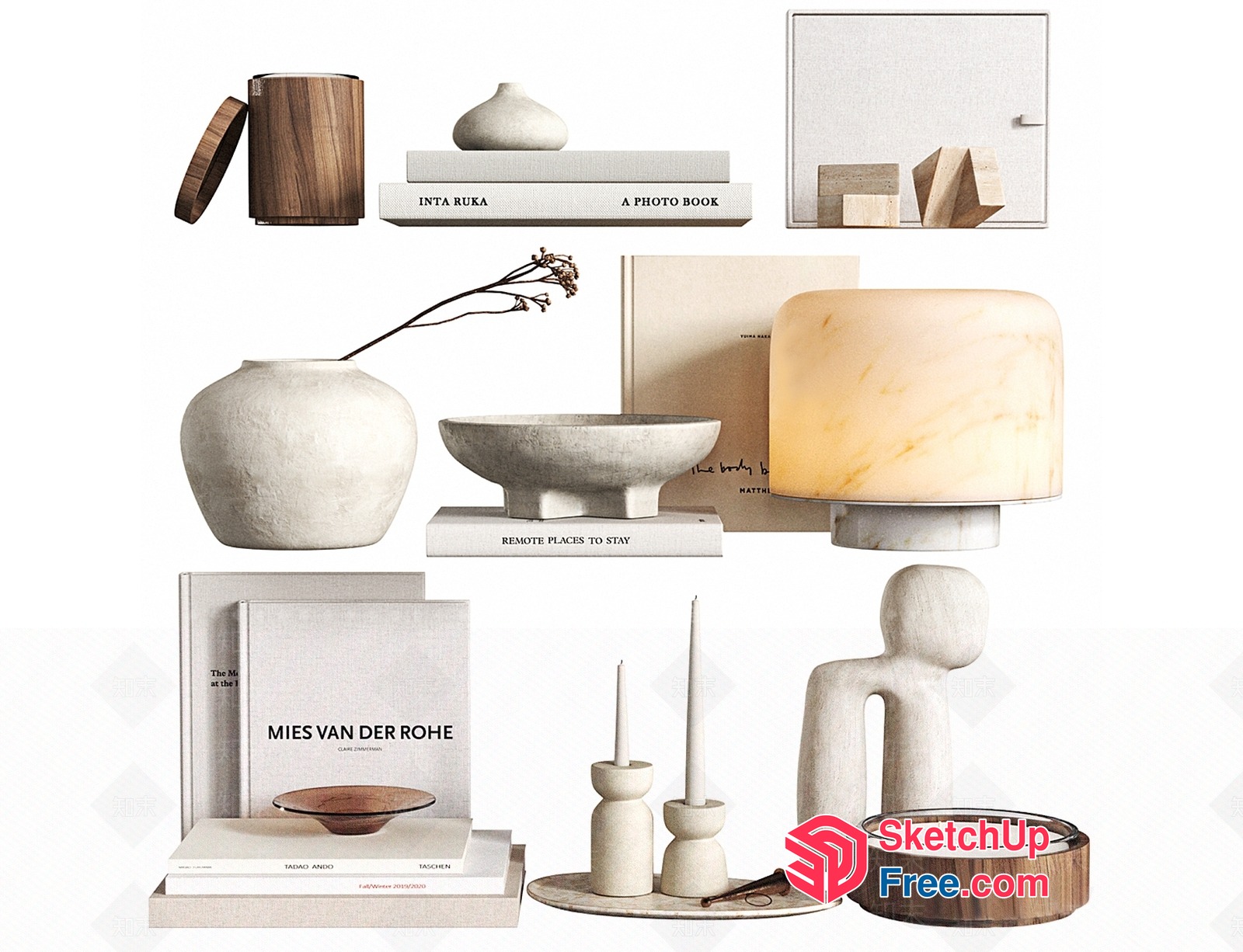 Minimalist Decorative Home Accessories 3D SketchUp File