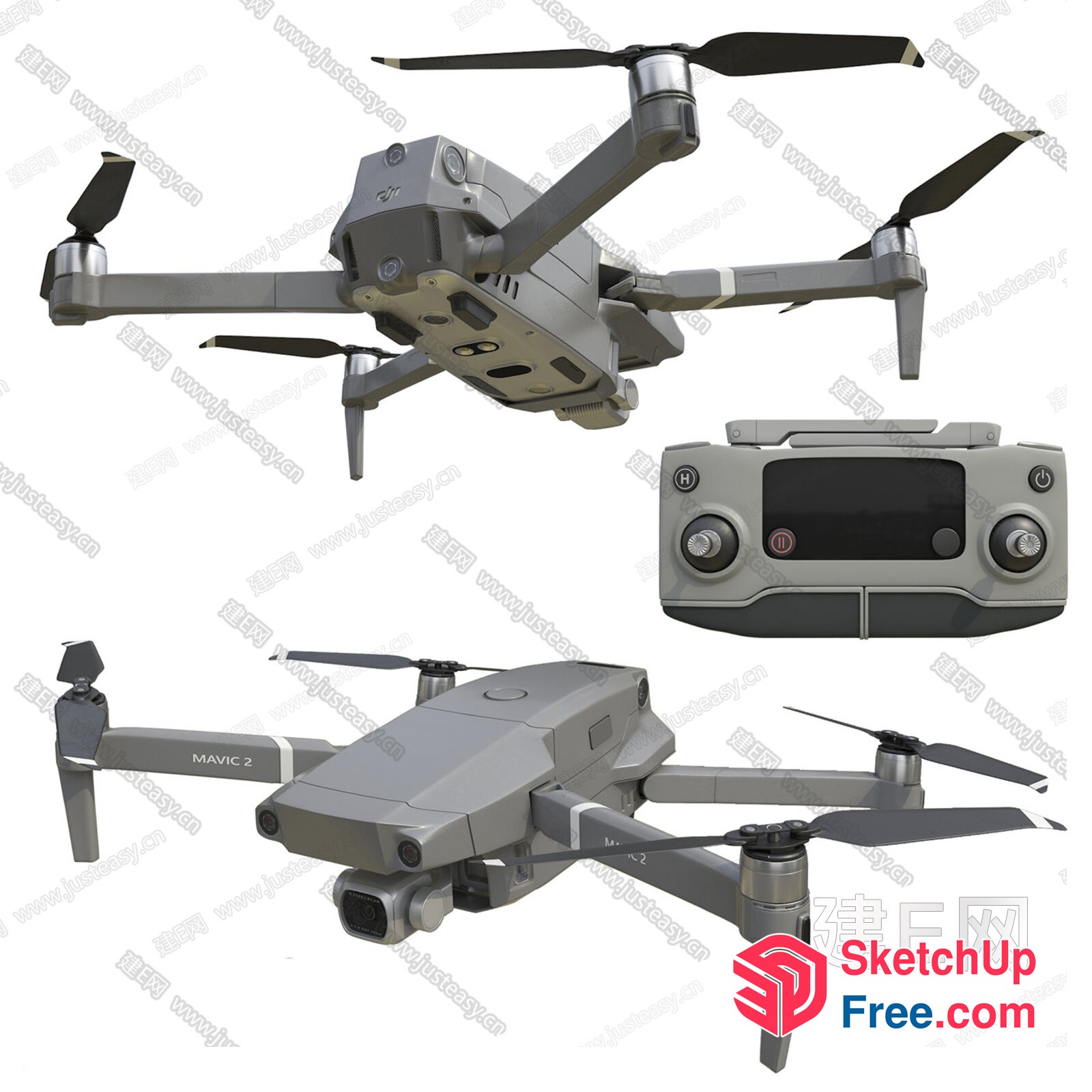 Drone Camera And Controller 3D SketchUp File