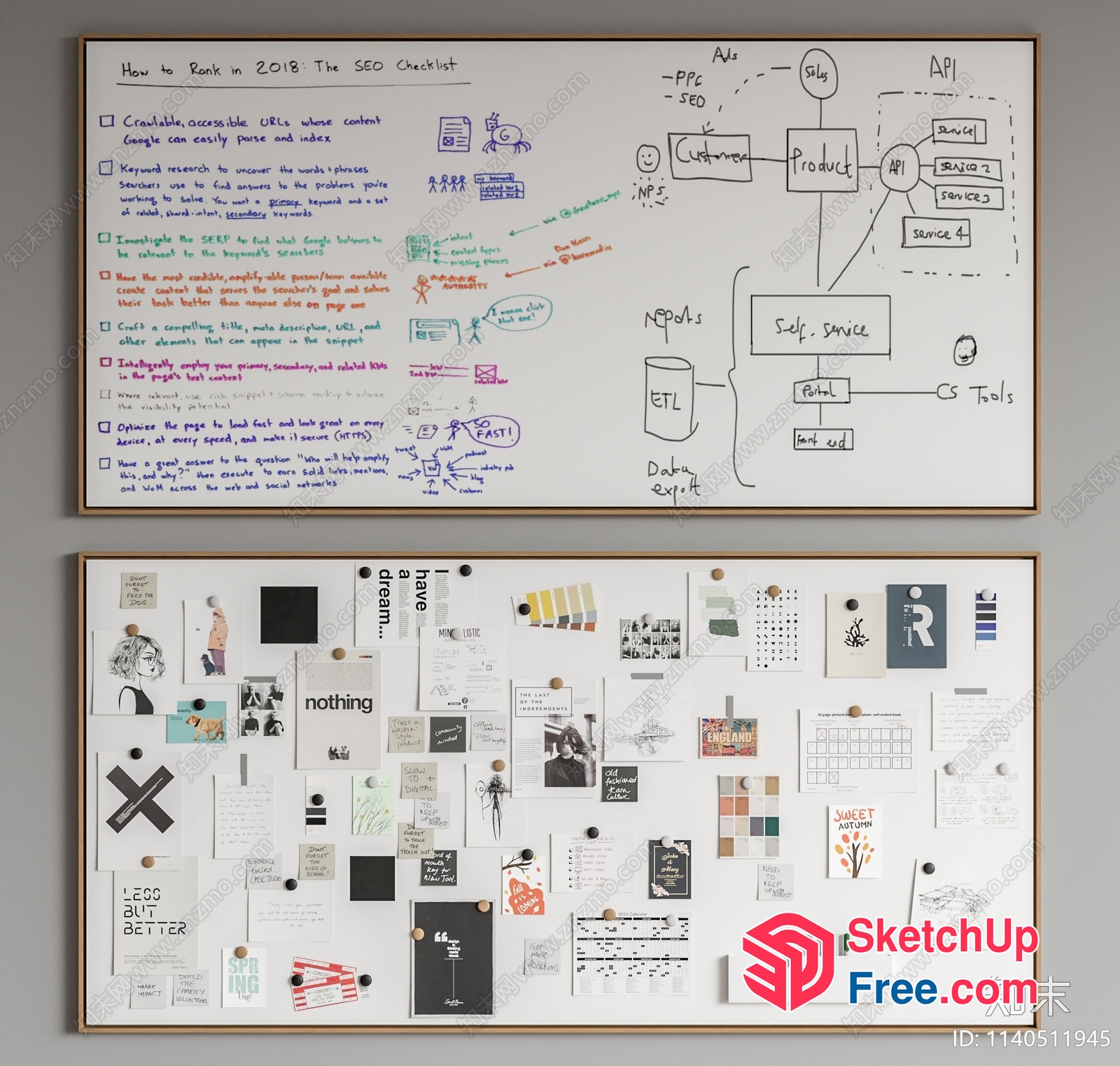 Inspirational Wall Art Collection 3D SketchUp File