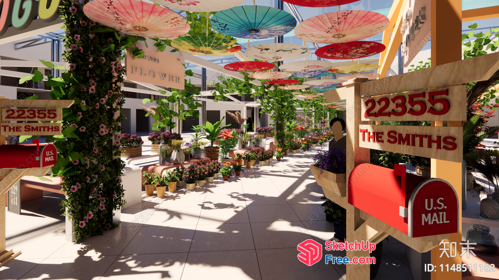 The Smiths Flower Shop 3D SketchUp File