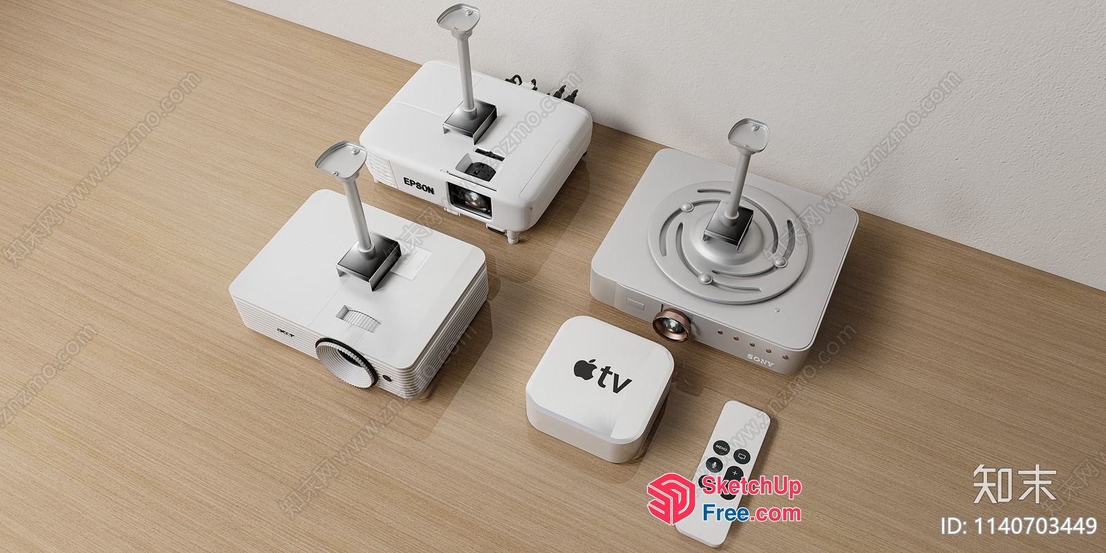 Apple Tv Devices And Accessories 3D SketchUp File