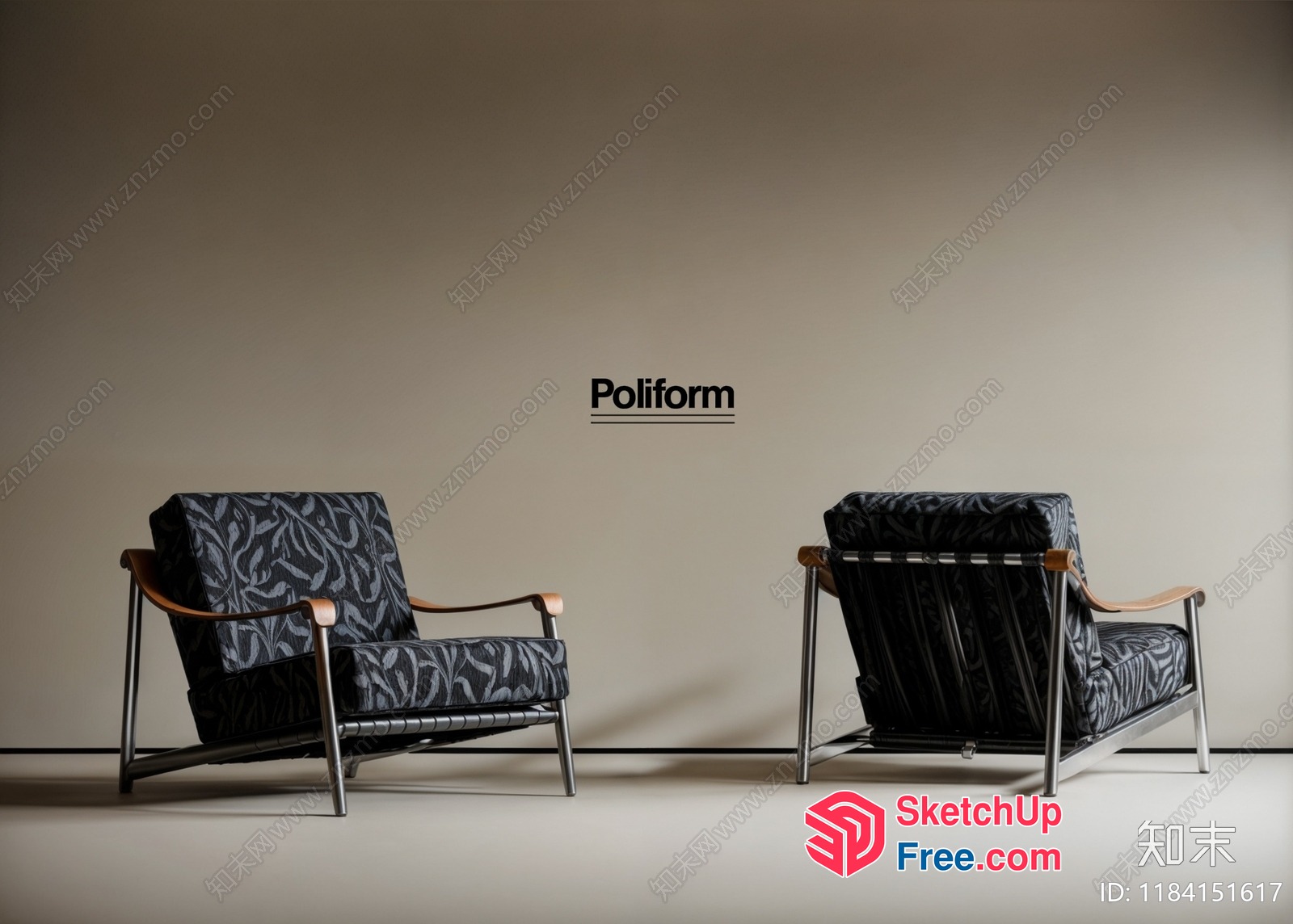 Poliform Chairs 3D SketchUp File