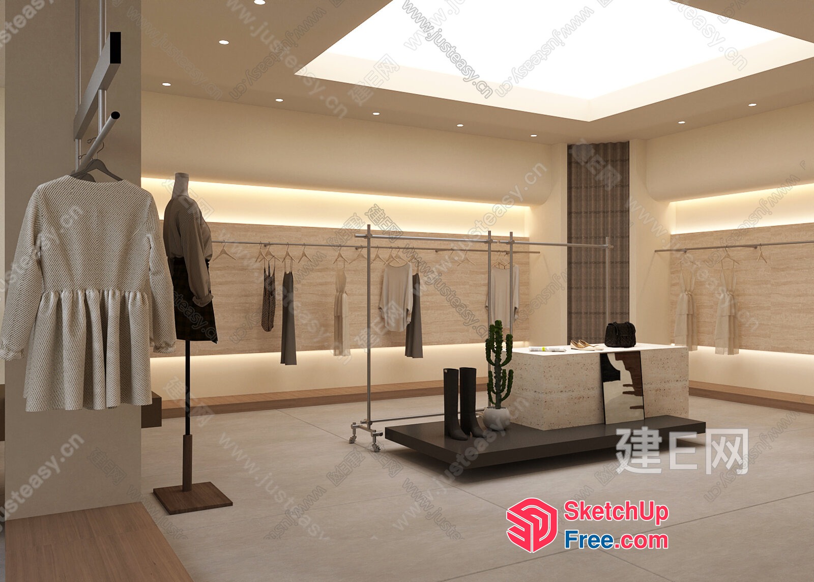 Fashionable Modern Interior Design 3D SketchUp File