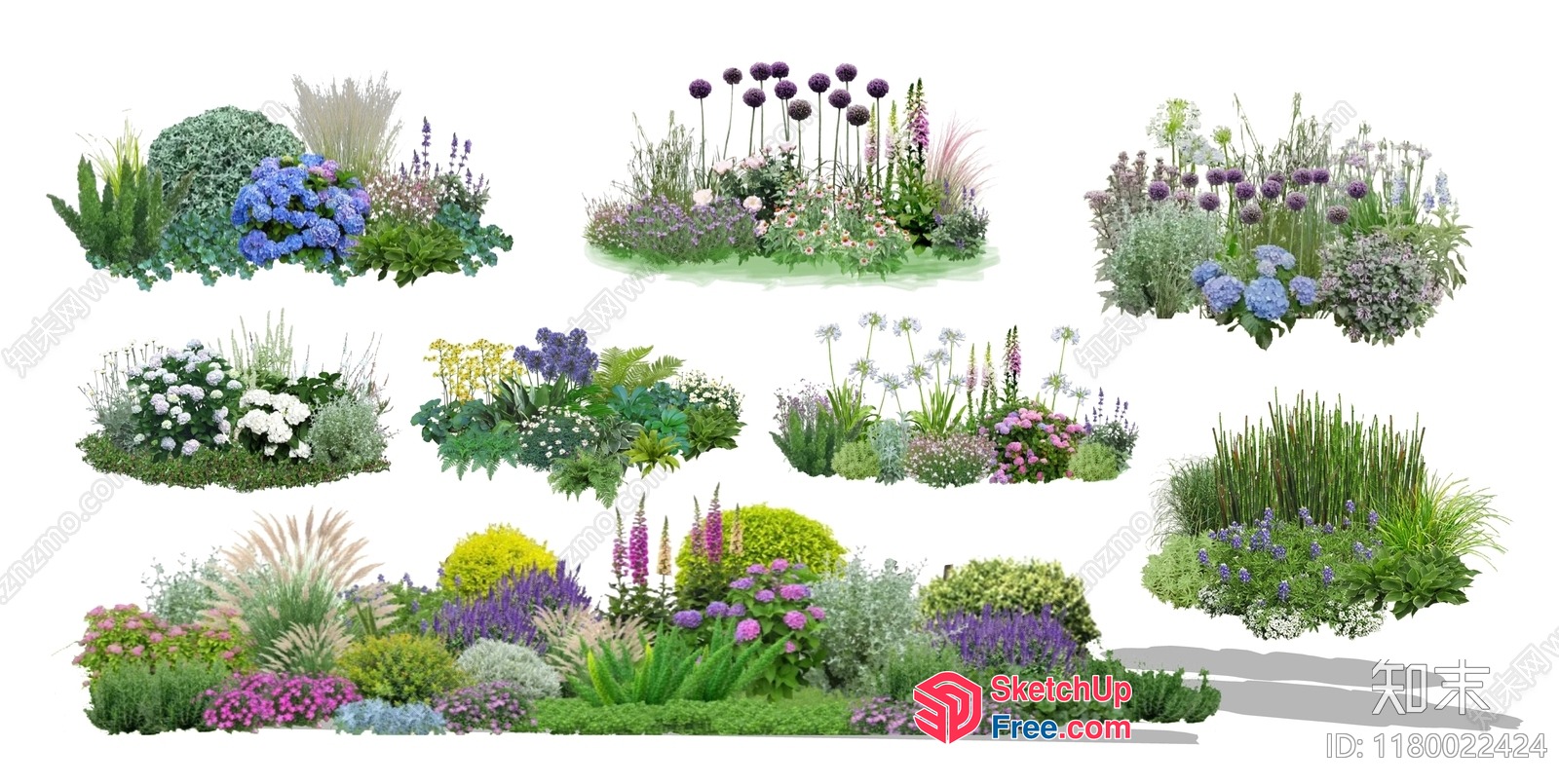Exquisite Garden Landscaping Elements 3D SketchUp File