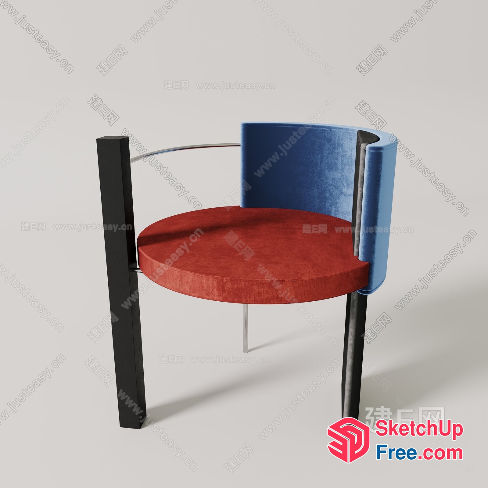 Modern Minimalist Office Chair Design 3D SketchUp File