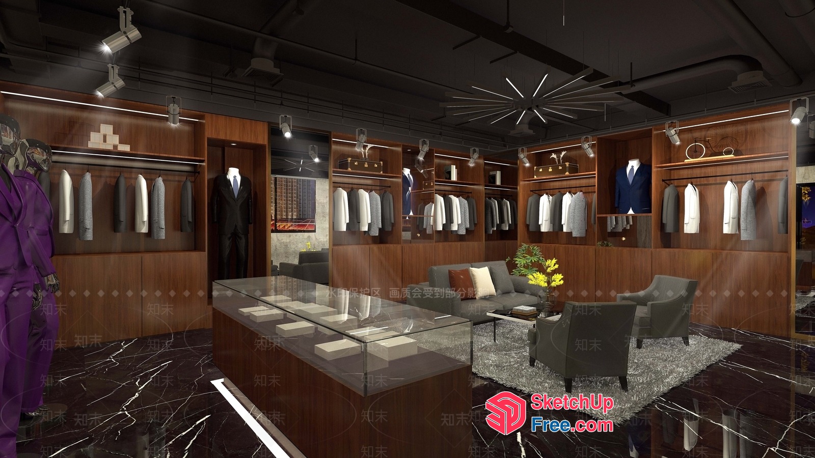 Luxurious Modern Interior Design 3D SketchUp File