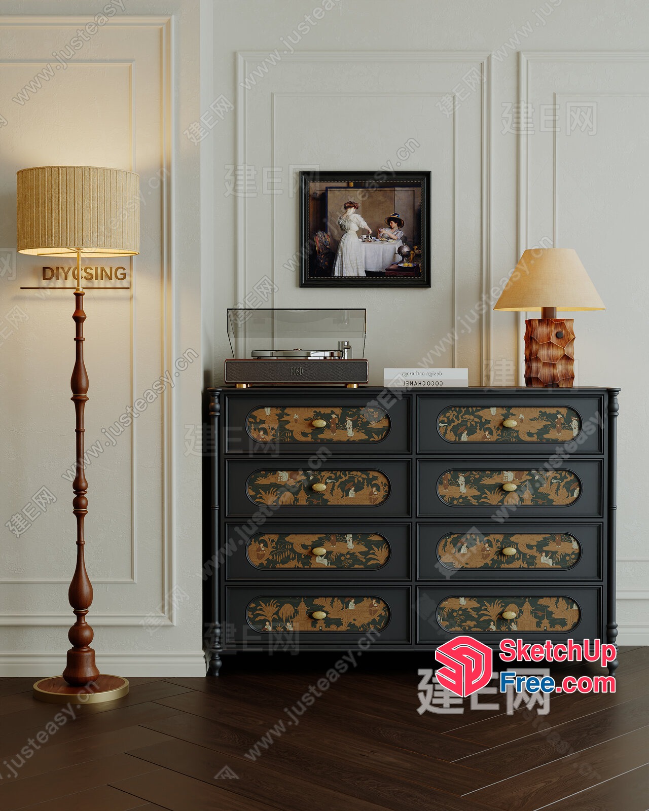 Classic Moulding And Furniture Collection 3D SketchUp File