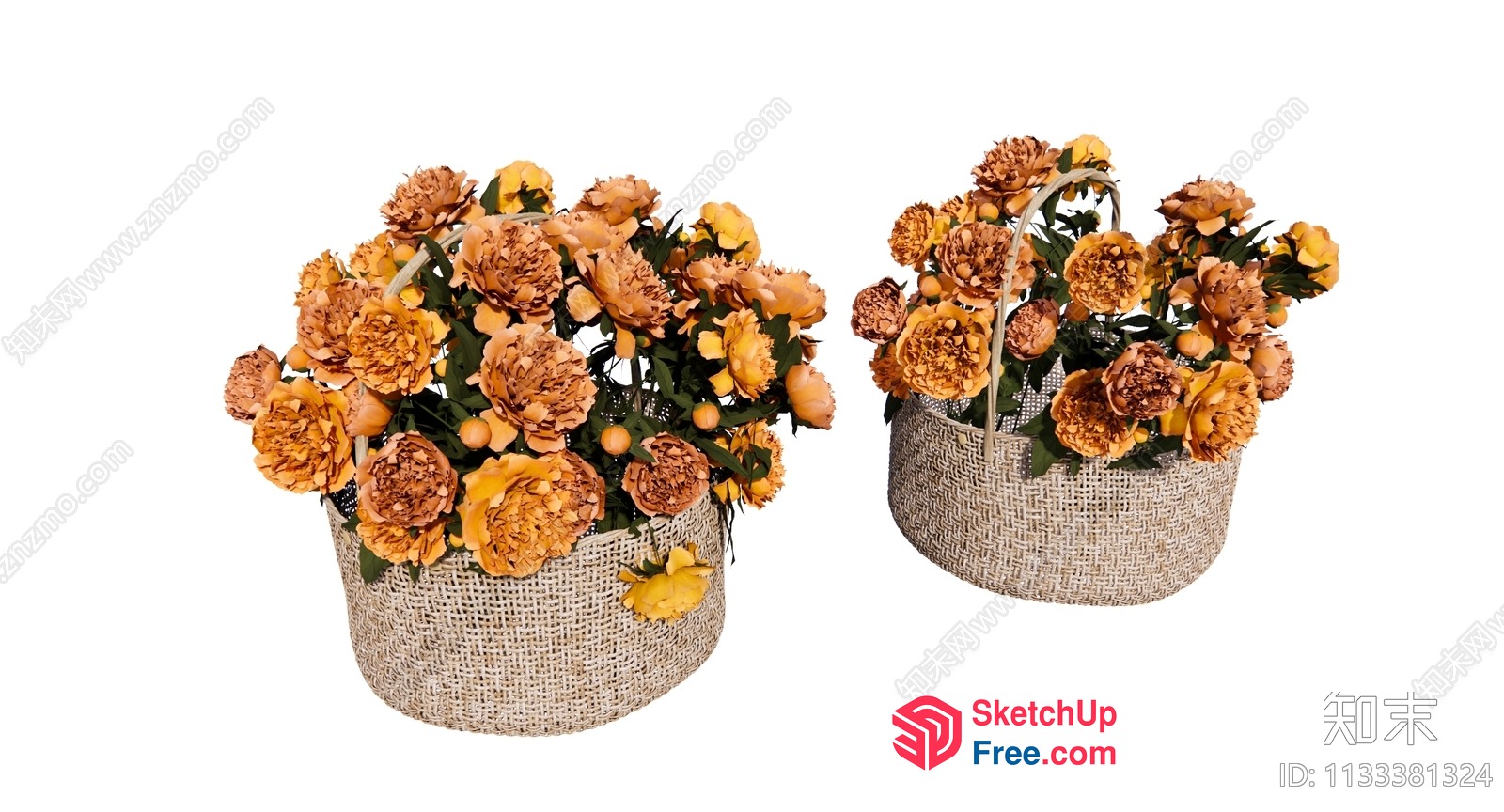 Decorative Flower Arrangement 3D SketchUp File