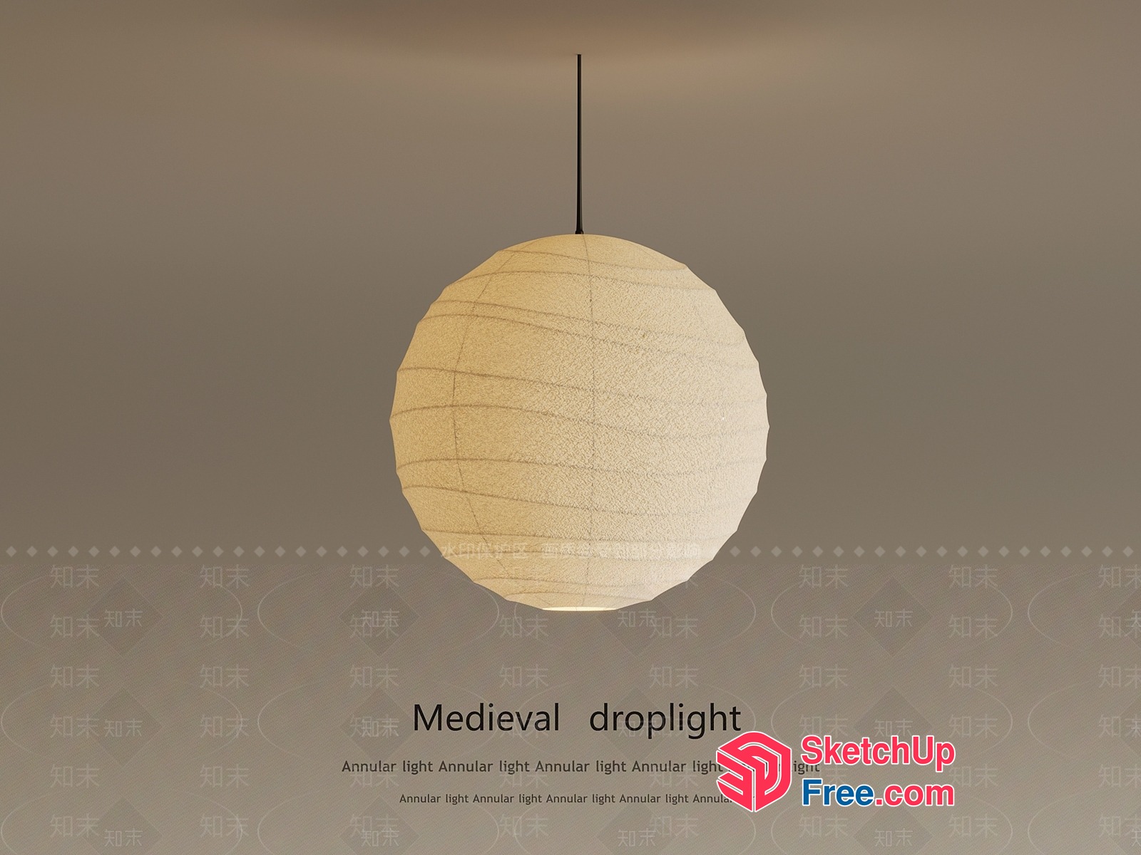 Medieval Light Fixture 3D SketchUp File