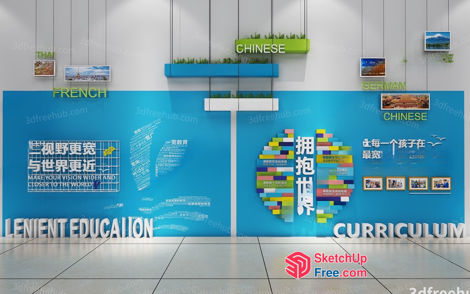 Modern Interior Design Showcase 3D SketchUp File