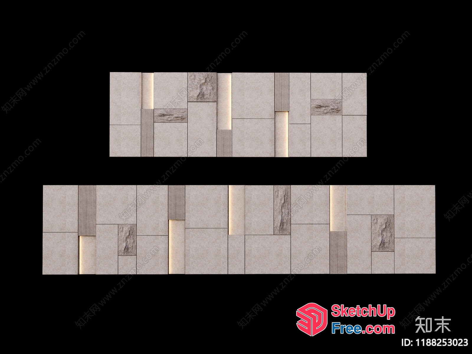 Modern Tile Flooring Designs 3D SketchUp File