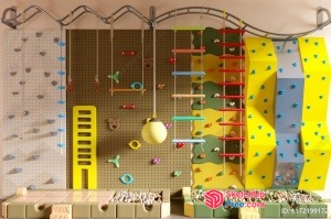 Colorful Staircase With Railing And Ladder 3D SketchUp File