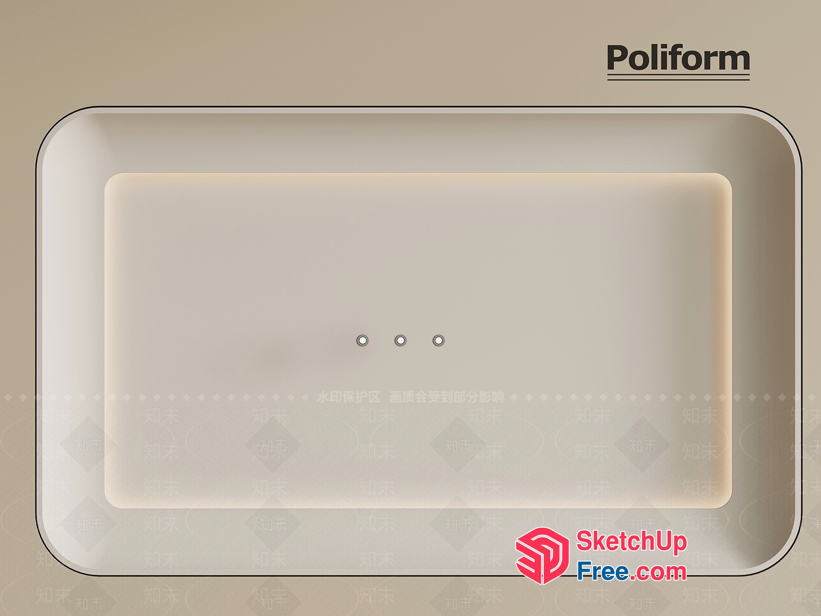 Poliform Interior Decor 3D SketchUp File