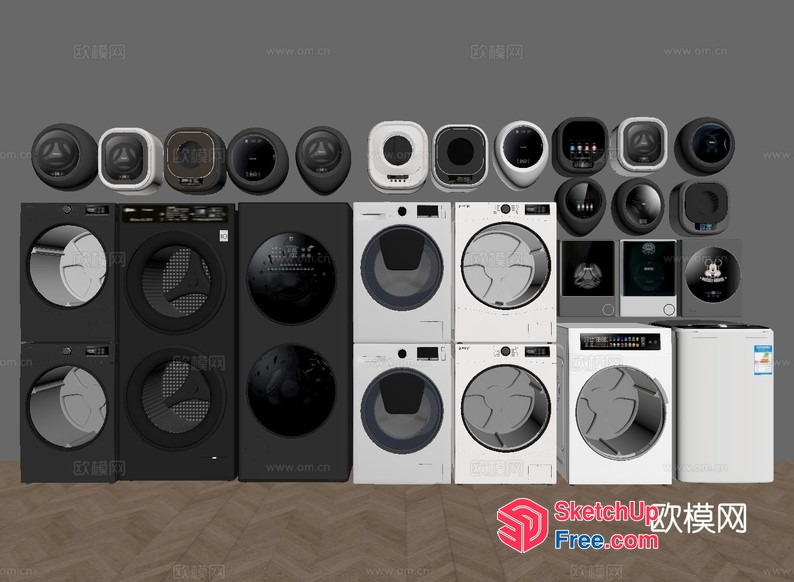 Collection Of Modern Appliances And Furniture 3D SketchUp File