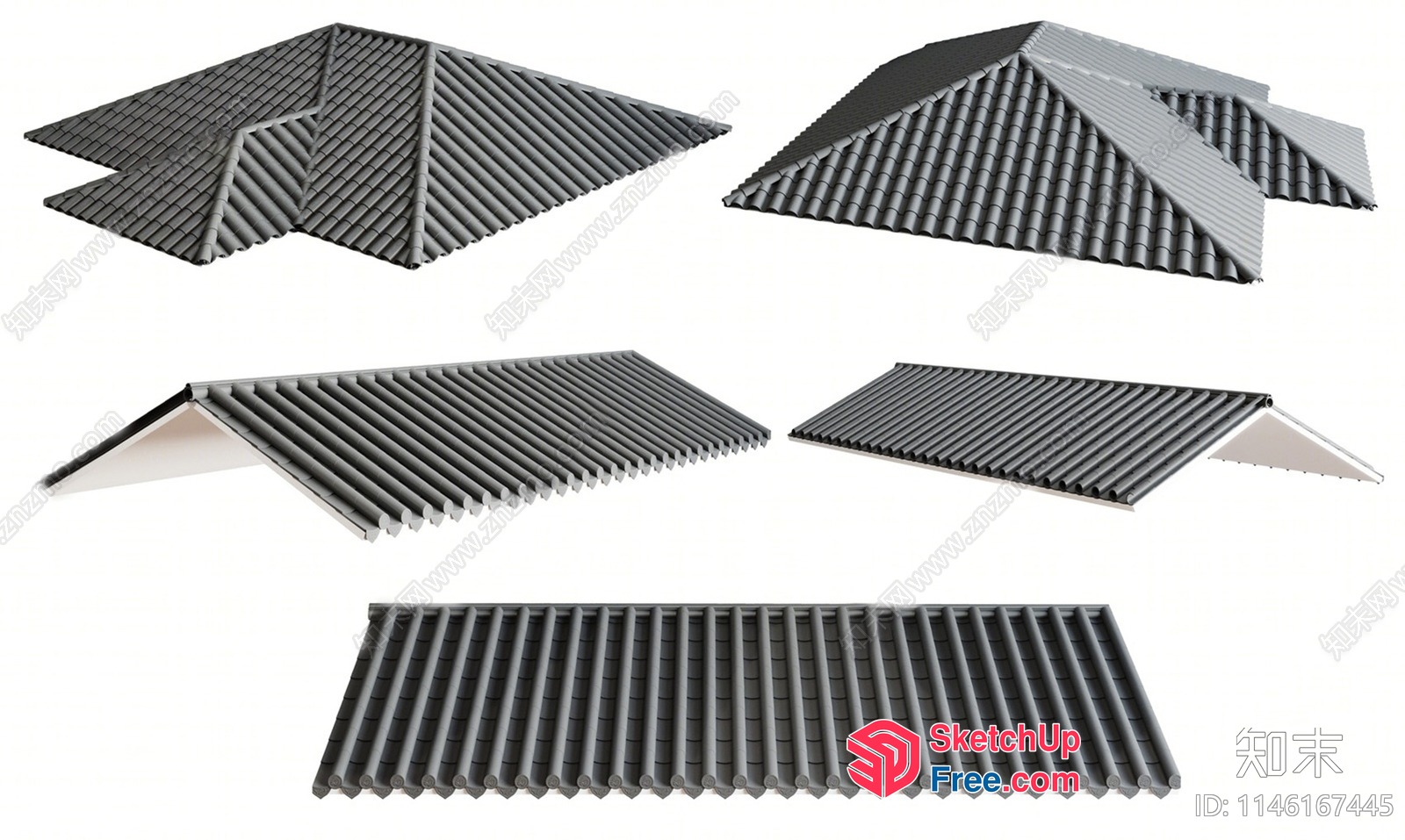 Roof Synthesis 3D SketchUp File