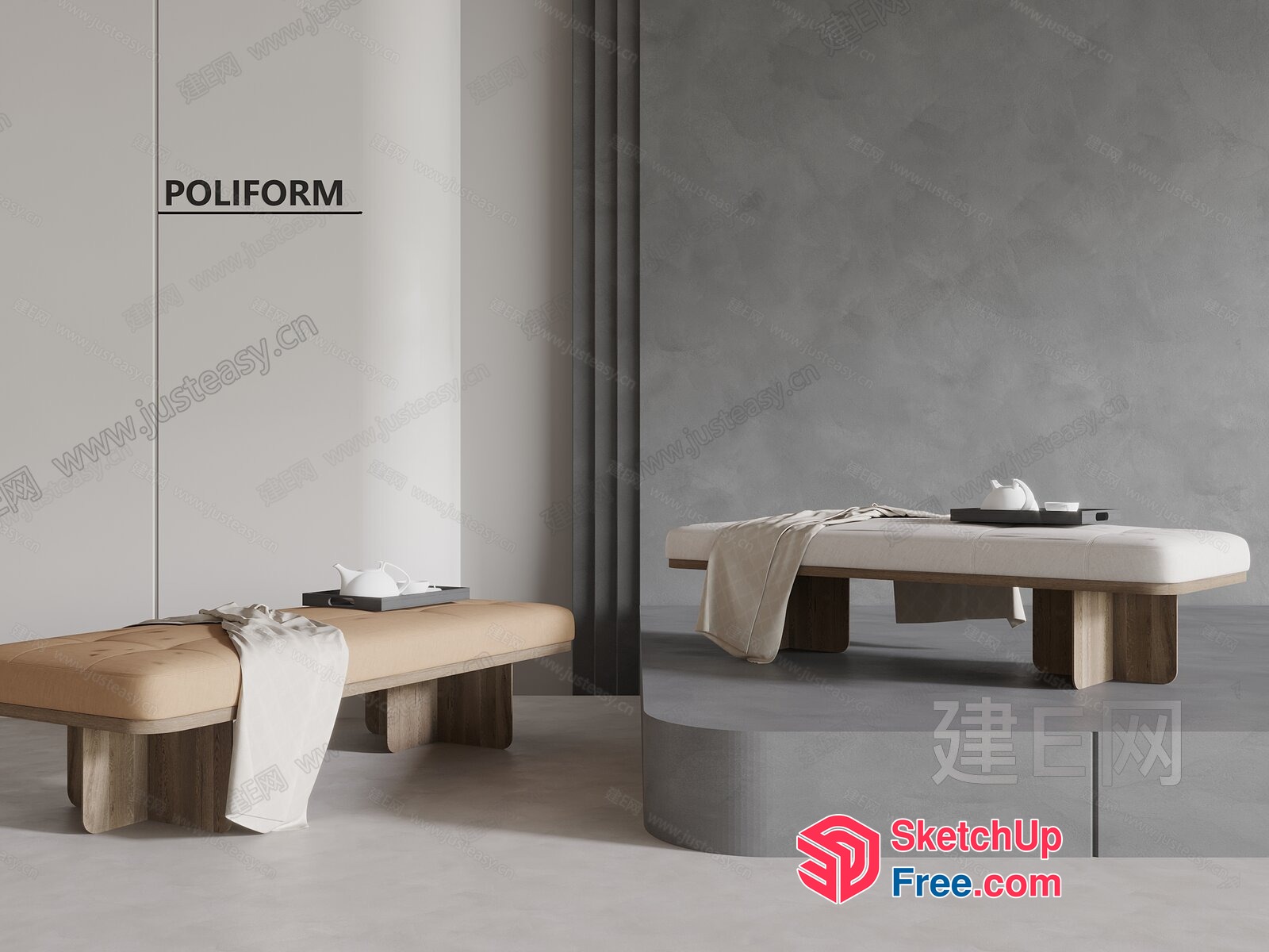 Modern Minimalist Interior Design 3D SketchUp File