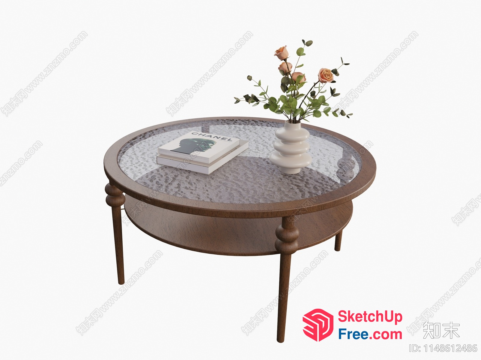 Elegant And Modern Coffee Table 3D SketchUp File
