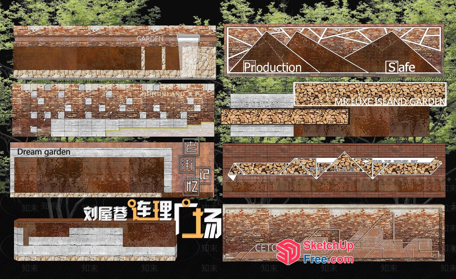 Exterior Decor For A Luxury Villa 3D SketchUp File