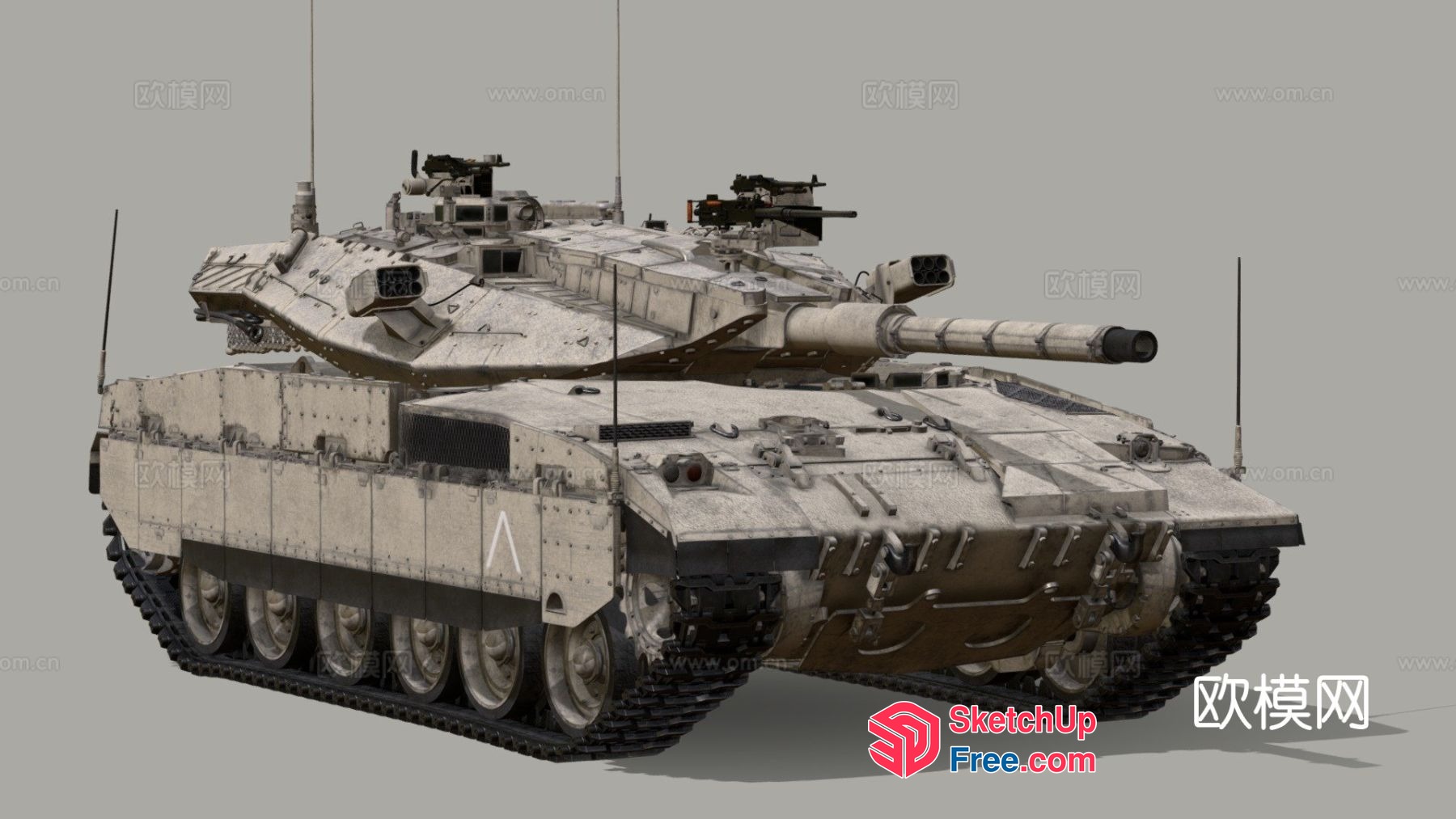 Armored Tank Vehicle 3D SketchUp File