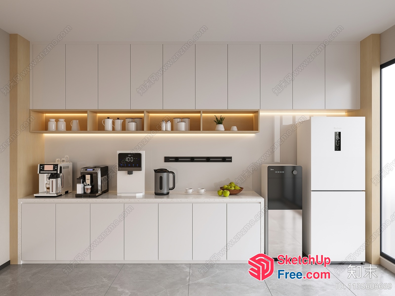 Modern Kitchen Appliances And Decor 3D SketchUp File