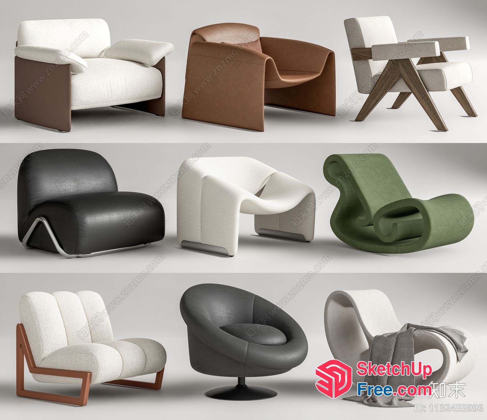 Modern Furniture Collection 3D SketchUp File