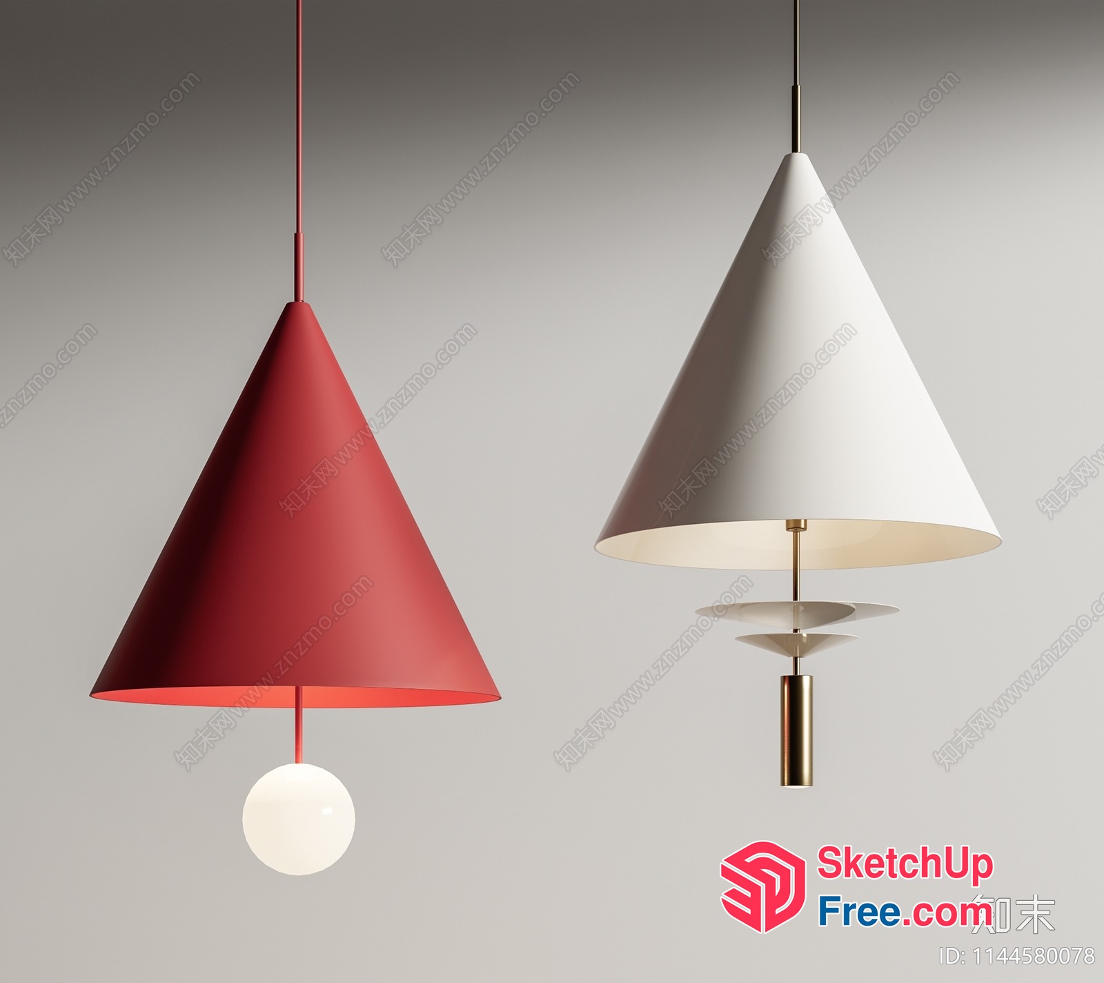 Modern Hanging Lamps With Unique Designs And Shapes 3D SketchUp File