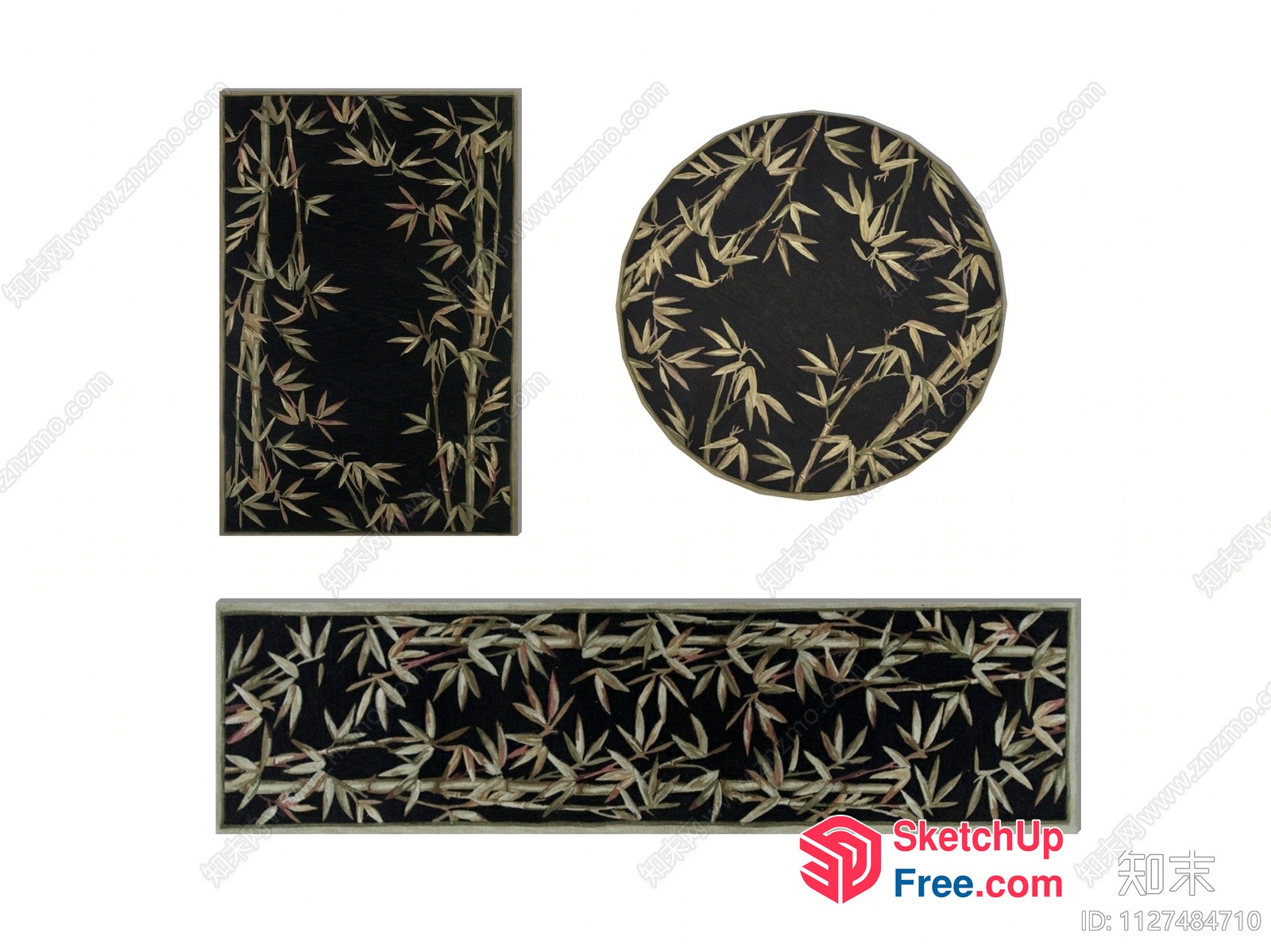 Japanese Style Bamboo Decor 3D SketchUp File