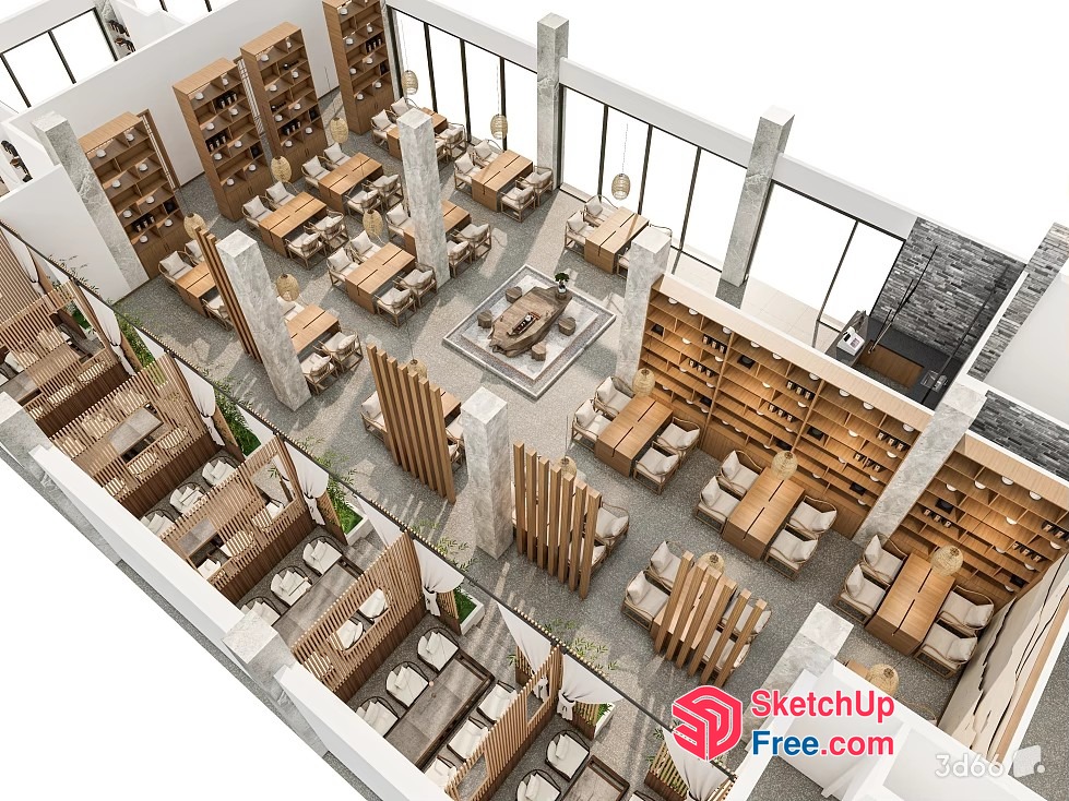 Modern Minimalist Interior Design 3D SketchUp File