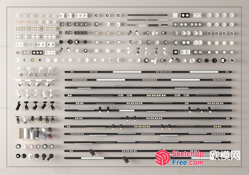 Modern Hardware Collection 3D SketchUp File