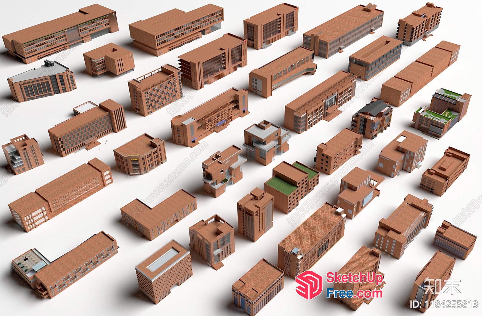 3D Models Of Buildings And Structures 3D SketchUp File