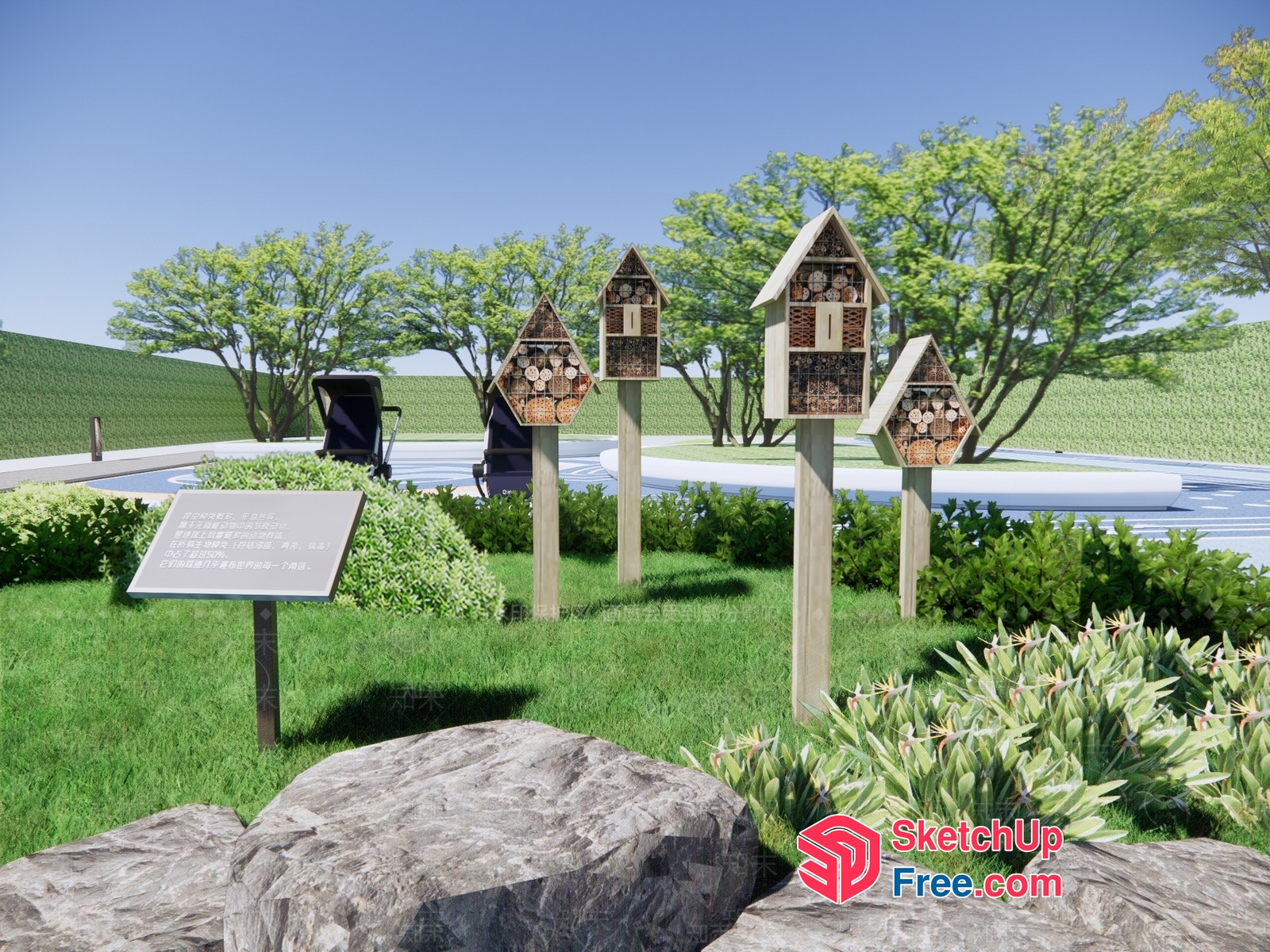 Bee Hotel Collection 3D SketchUp File