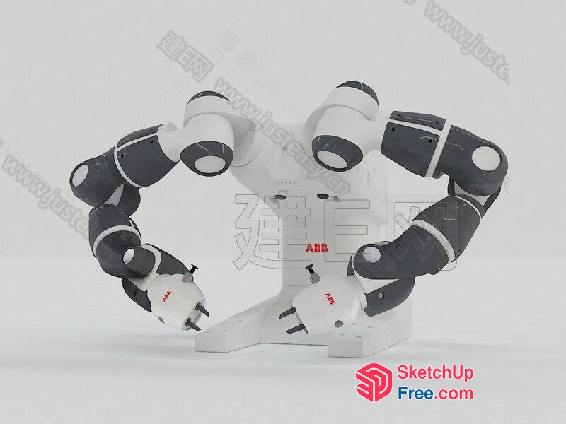 Industrial Robot Arm 3D SketchUp File