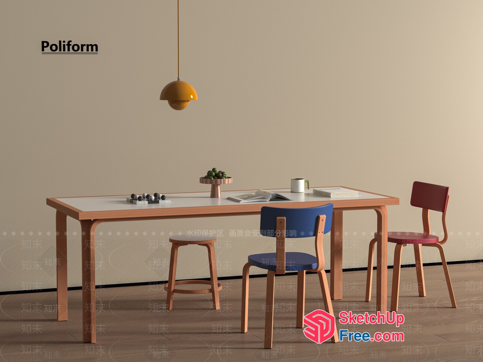 Poliform Furniture Collection 3D SketchUp File