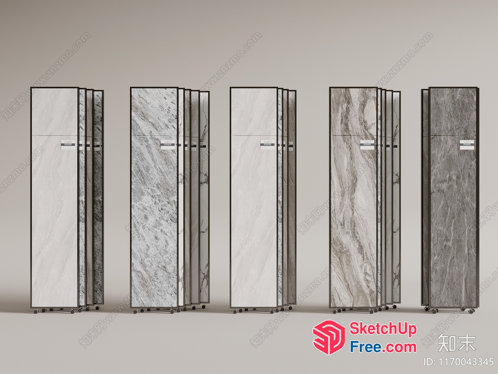 Marble Tile Display 3D SketchUp File