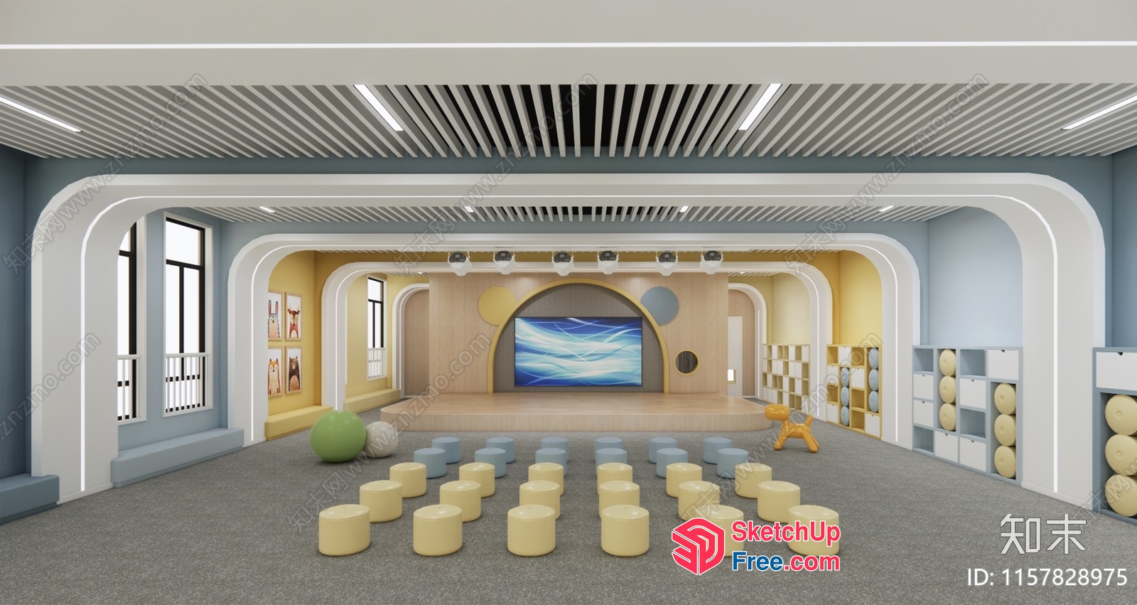 Modern Minimalist Interior Design For Contemporary Living 3D SketchUp File
