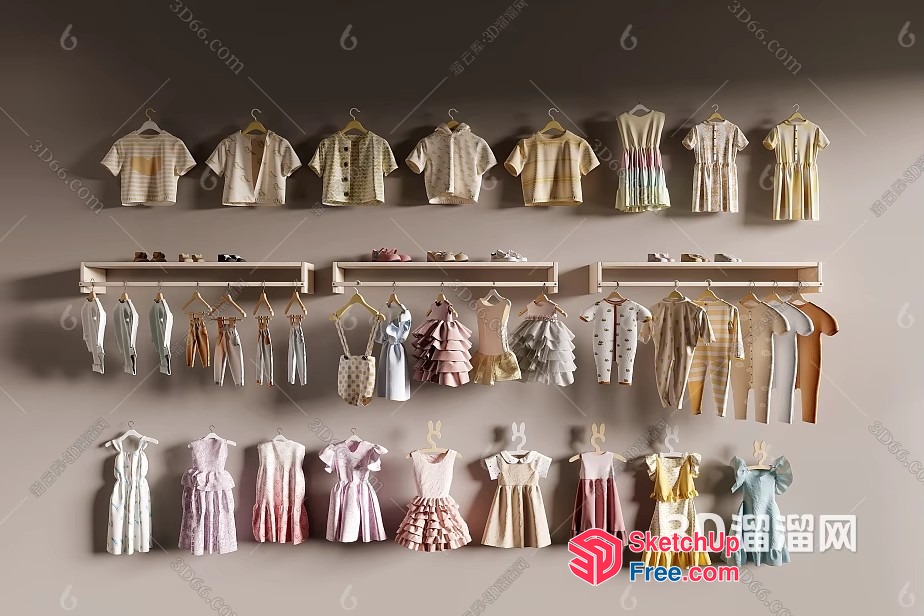 Clothing Store Interior 3D SketchUp File